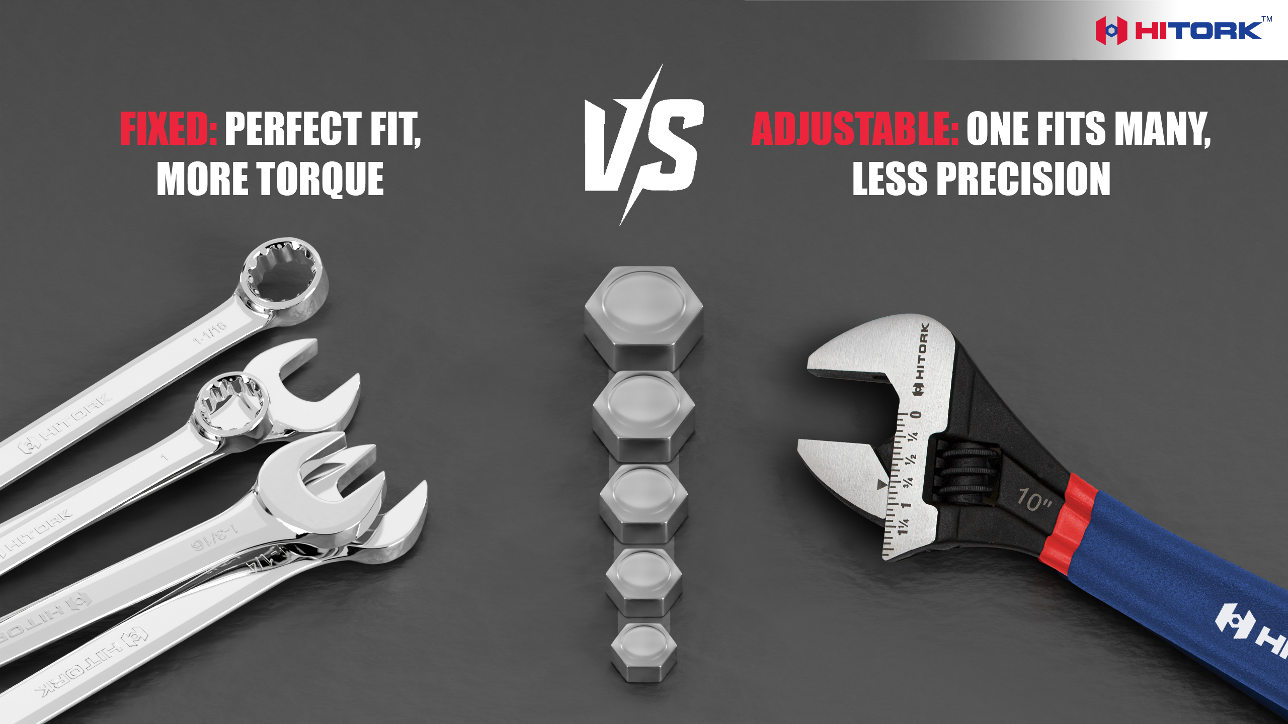 Adjustable vs. Fixed Wrench Sets – Your Ultimate Guide & Why HITORK Adjustable Wrenches Stand Out
