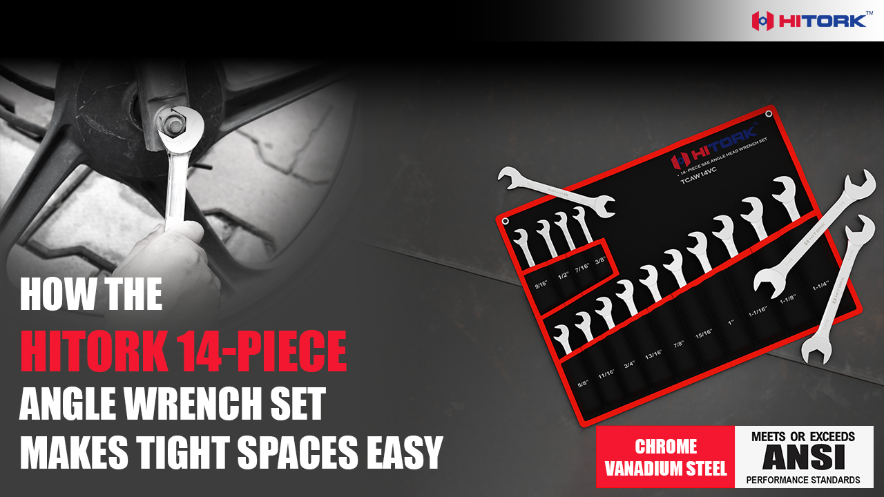How the HITORK 14-Piece Angle Wrench Set Makes Tight Spaces Easy