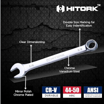The Large Wrench Set is constructed from high-quality Cr-V steel for maximum strength, durability, and long-lasting performance, even under heavy use The Large Wrench Set is constructed from high-quality Cr-V steel for maximum strength, durability, and long-lasting performance, even under heavy use